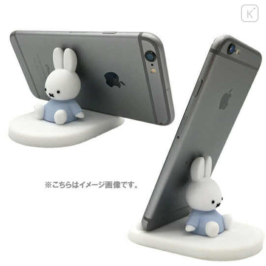 Japan Miffy Mascot Smartphone Stand - Blue - 2