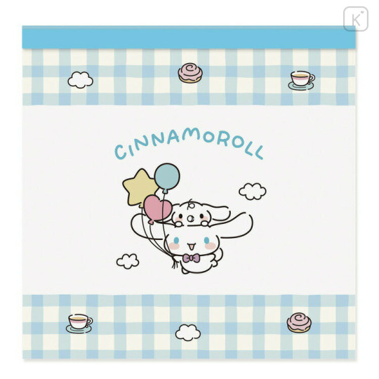 Japan Sanrio Square Memo Pad - Cinnamoroll / Kid Blush - 1
