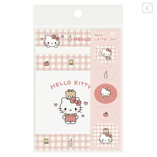 Japan Sanrio Mini Letter Set - Hello Kitty / Kid Blush - 1