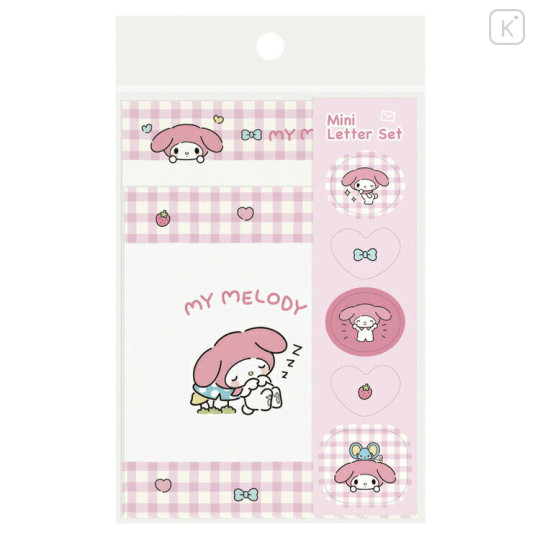 Japan Sanrio Mini Letter Set - My Melody / Kid Blush - 1