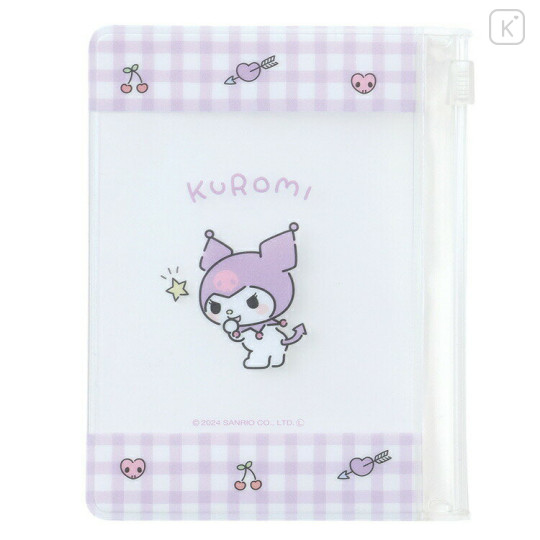 Japan Sanrio Slider Case - Kuromi / Kid Blush - 1