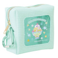 Japan Sanrio Petit Pouch with Carabiner - Keroppi Special Drink - 1