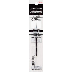 Japan Uni Jetstream SXR-38 0.38mm Ball Pen Refill - Black