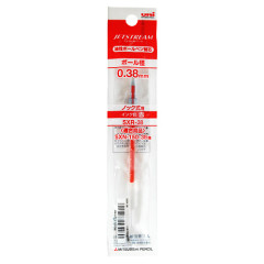 Japan Uni Jetstream SXR-38 0.38mm Ball Pen Refill - Red