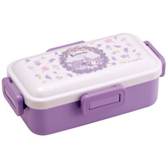 Japan Sanrio Bento Lunch Box 530ml - Kuromi / Purple Flora