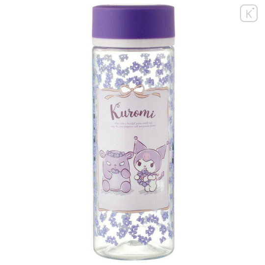 Japan Sanrio Bottle - Kuromi / Purple Flora - 1