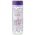 Japan Sanrio Bottle - Kuromi / Purple Flora - 1