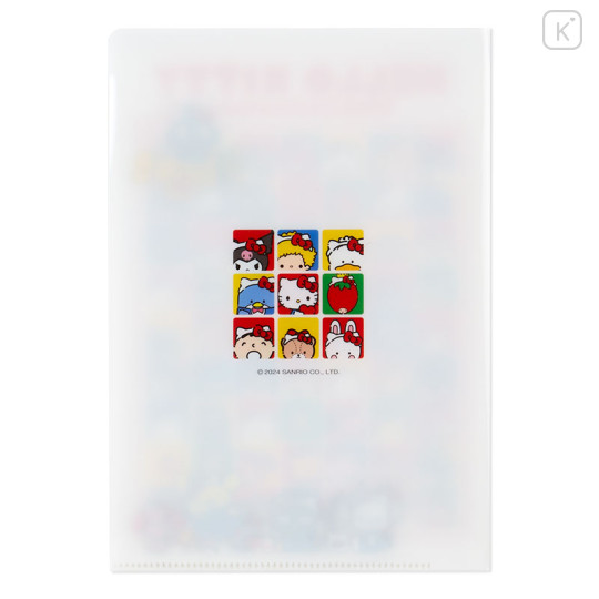 Japan Sanrio Original A5 File with Sticker Set - Hello Everyone - 3