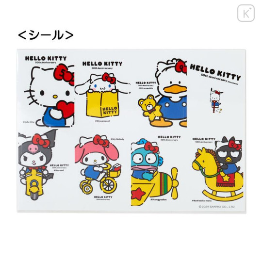 Japan Sanrio Original A5 File with Sticker Set - Hello Everyone - 6