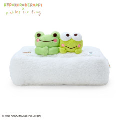 Japan Sanrio × Pickles the Frog Tissue Box Cover - Keroppi & Pickles