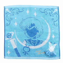 Japan Sailor Moon Towel Embroidery Handkerchief - Sailor Mercury