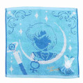 Japan Sailor Moon Towel Embroidery Handkerchief - Sailor Mercury - 1