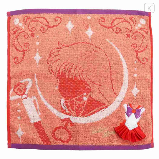 Japan Sailor Moon Towel Embroidery Handkerchief - Sailor Mars - 1