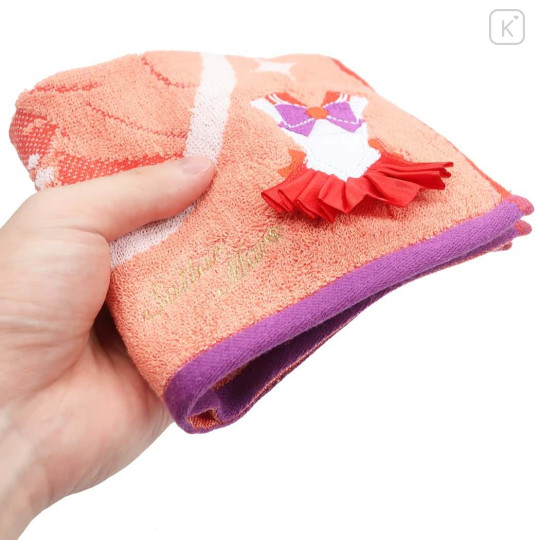 Japan Sailor Moon Towel Embroidery Handkerchief - Sailor Mars - 3