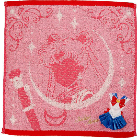 Japan Sailor Moon Towel Embroidery Handkerchief - Sailor Moon - 1