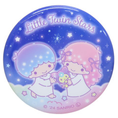 Japan Sanrio Can Badge Pin - Little Twin Stars / Star Night