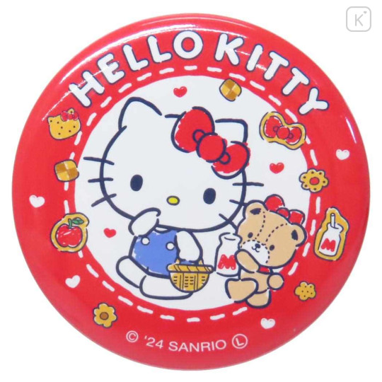 Japan Sanrio Can Badge Pin - Hello Kitty / Sweets - 1