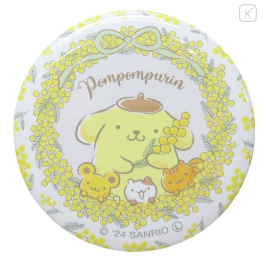 Japan Sanrio Can Badge Pin - Pompompurin - 1
