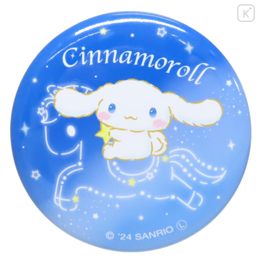 Japan Sanrio Can Badge Pin - Cinnamoroll / Star Night - 1