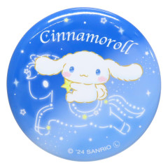 Japan Sanrio Can Badge Pin - Cinnamoroll / Star Night