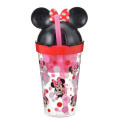 Japan Disney Store Clear Tumbler with Snack Cup - Minnie Mouse - 1