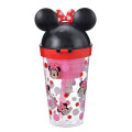 Japan Disney Store Clear Tumbler with Snack Cup - Minnie Mouse - 4