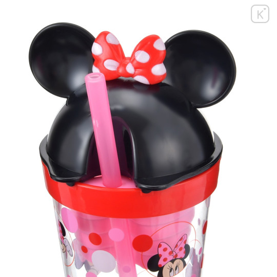 Japan Disney Store Clear Tumbler with Snack Cup - Minnie Mouse - 7