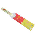 Japan Crayon Shinchan Clear Chopsticks 23cm - Shinchan & Shiro / Yellow - 2
