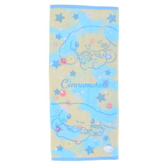 Japan Sanrio Jacquard Face Towel - Cinnamoroll / Twinkle Star