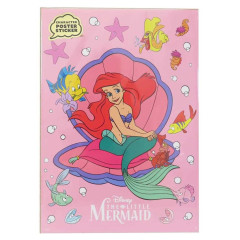 Japan Disney Wall Sticker - Ariel / Under The Sea Pink