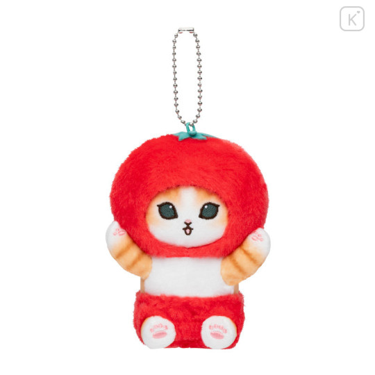 Japan Mofusand Mofumofu Marche Freshly Harvested Mascot Holder - Vegetable Cat / Tomato - 1