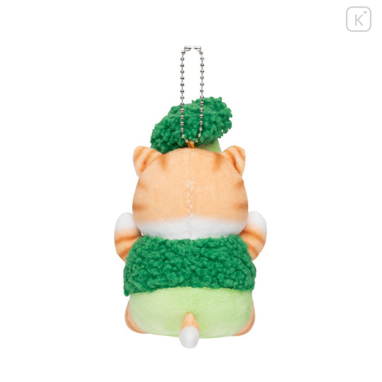 Japan Mofusand Mofumofu Marche Freshly Harvested Mascot Holder - Vegetable Cat / Broccoli - 7