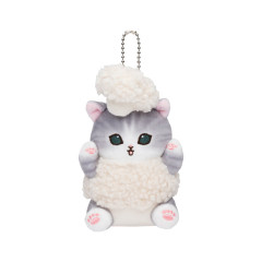 Japan Mofusand Mofumofu Marche Freshly Harvested Mascot Holder - Vegetable Cat / Broccoli Nyan