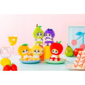 Japan Mofusand Mofumofu Marche Freshly Harvested Mascot Holder - Fruit Cat / Orange - 3