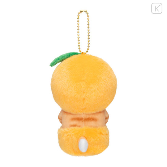 Japan Mofusand Mofumofu Marche Freshly Harvested Mascot Holder - Fruit Cat / Orange - 7