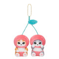 Japan Mofusand Mofumofu Marche Freshly Harvested Mascot Holder - Fruit Cat : Cherry - 7