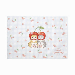 Japan Mofusand Mofumofu Marche Placemat - Fruit Cat / Cherry