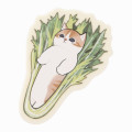 Japan Mofusand Mofumofu Marche Sleeping Acrylic Badge - Cat / Mizuna - 1