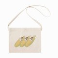 Japan Mofusand Mofumofu Marche Crossbody Bag - Cat / Lined-up Corn - 1