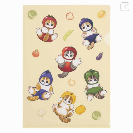 Japan Mofusand Mofumofu Marche A4 Clear File - Cat / Collection - 3