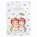 Japan Mofusand Mofumofu Marche A4 Clear File - Cat / Cherry - 1