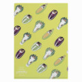 Japan Mofusand Mofumofu Marche A4 Clear File - Vegetable Cat / Sleeping - 4