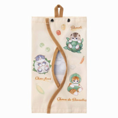 Japan Mofusand Mofumofu Marche Tissue Box Cover - Vegetable Cat