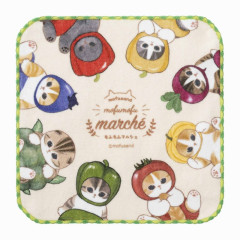 Japan Mofusand Mofumofu Marche Hand Towel - Vegetable Cat / Collection