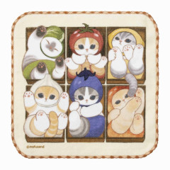 Japan Mofusand Mofumofu Marche Hand Towel - Vegetable Cat / Assortment