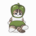 Japan Mofusand Mofumofu Marche Vinyl Sticker - Vegetable Cat / Green Pepper - 1