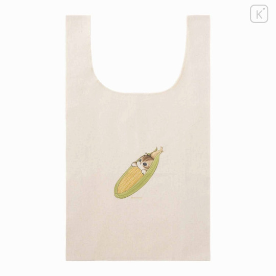 Japan Mofusand Mofumofu Marche Bag - Vegetable Cat / Corn - 1