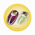 Japan Mofusand Mofumofu Marche Water Absorption Coaster - Vegetable Cat / Chinese Cabbage Nyan - 1