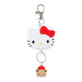 Japan Sanrio Original Face Shaped Reel Keychain - Hello Kitty - 1