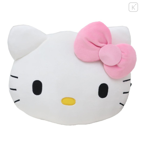 Japan Sanrio Face Cushion - Hello Kitty - 1